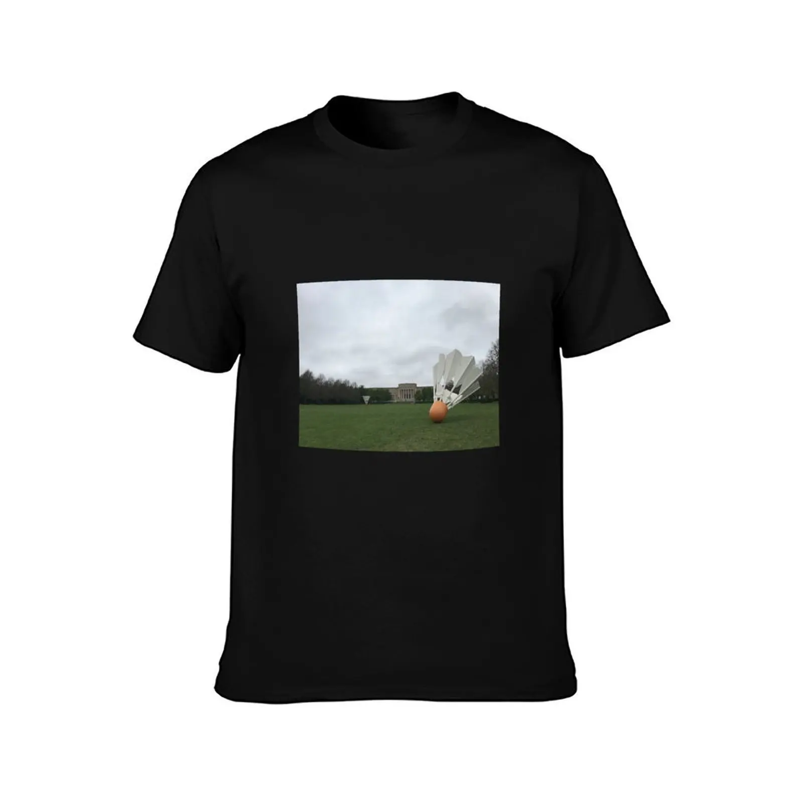 Nelson Atkins Shuttlecock T-Shirt Construction Work Tee Shirt