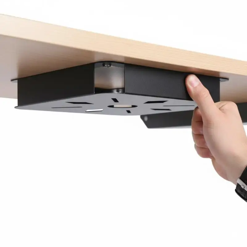 Mini VESA Bracket For MacMini 2011 To 2024 M2 Pro Wall Mount Bracket Non-slip Save Desktop Space Ventilate Dissipate Heat