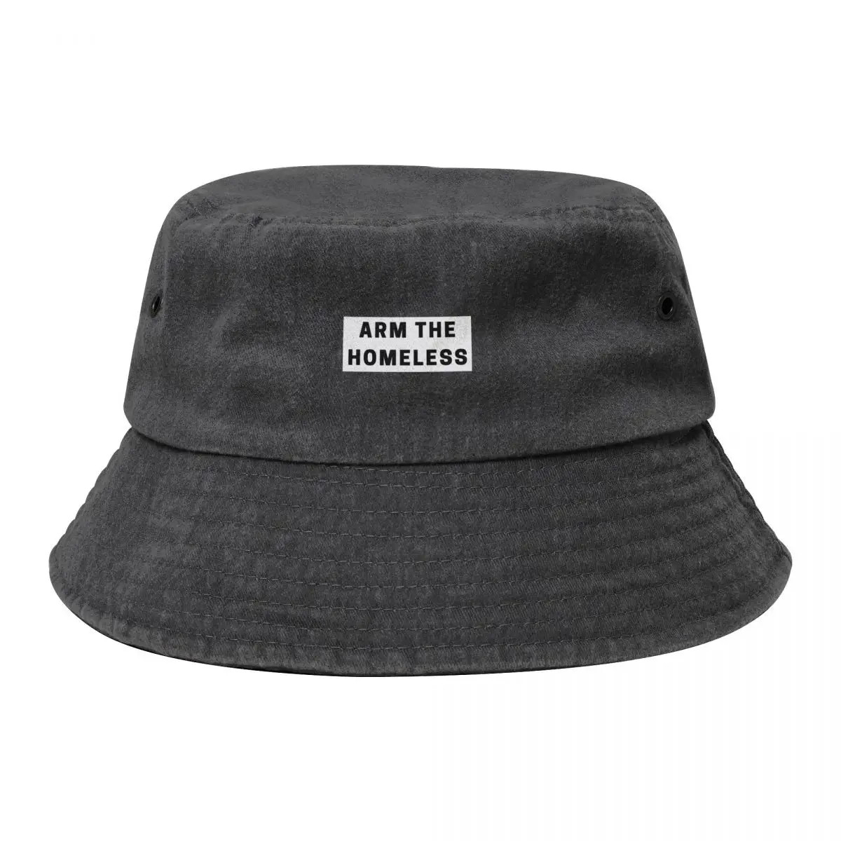 

Arm The Homeless Sticker Bucket Hat Wild Ball Hat Designer Hat fishing Women's Hats 2024 Men's