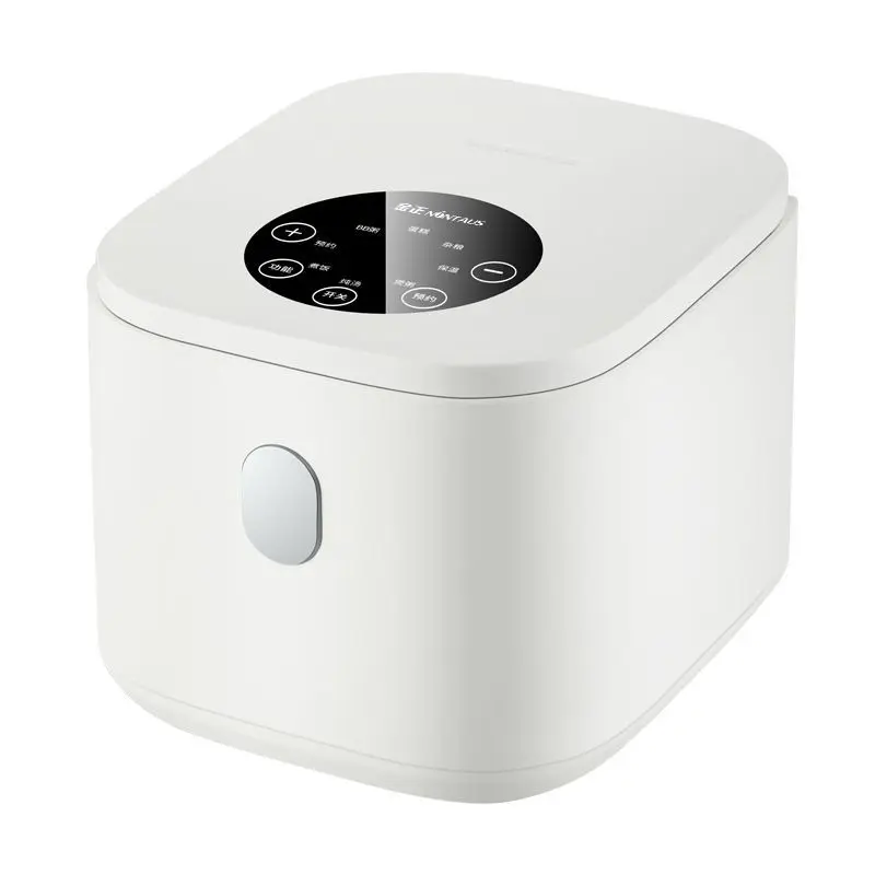 Mini Rice Cooker Ceramic Glaze Inner Pot Smart Reservation Multifunctional for 1-2/3-4 People Household