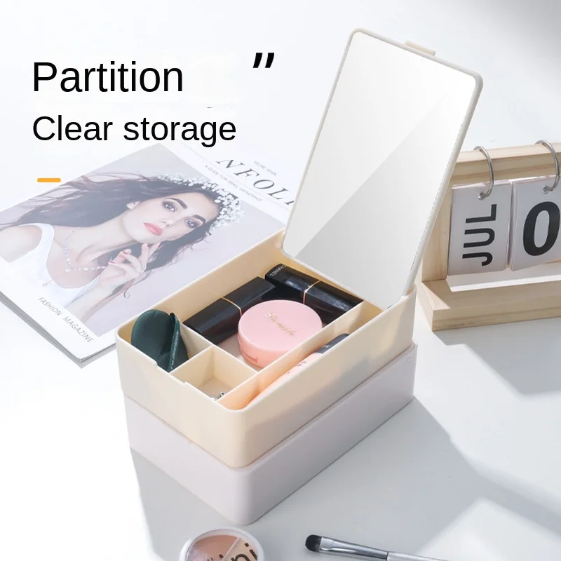 مرآة للسفر قابلة للطي، مرآة صغيرة خاصة لخلع الملابس، سكن الطالب، مستحضرات التجميل النسائية المحمولة لسطح المكتب المنزلي # 4186