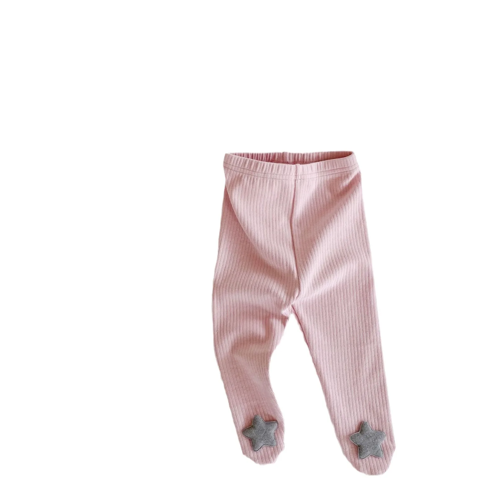 Baby Clothes Cotton All Match Soft and Comfortable Simple Pantyhose 2024 Autumn New Girl Baby Cute Star Slimp Leggings