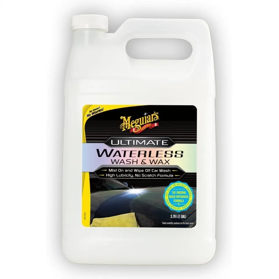 

Ultimate Waterless Wash & Wax, 2-in-1 Cleaner and Protection, Scratch-Free Car Cleaning Spray, 1 Gallon