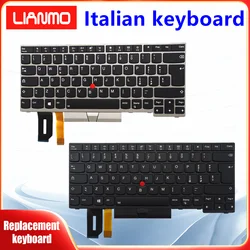 Italian notebook keyboard Applicable to Lenovo T480S E480 E490 T490 L480 L490 P43S E485 E495 R480 R490 S2 3rd Gen L380 L390 Yoga