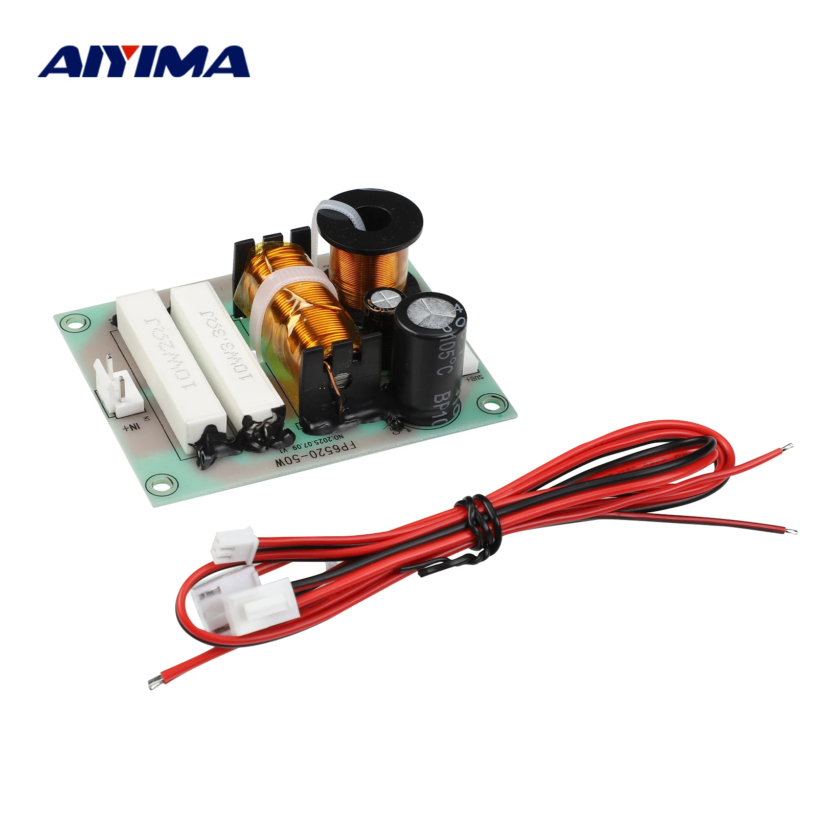 AIYIMA Audio 50W 2-Wege-Lautsprecher-Frequenzweiche Hochton-Tiefton-Unabhängige Frequenzweiche Lautsprecherfilter Frequenzteiler