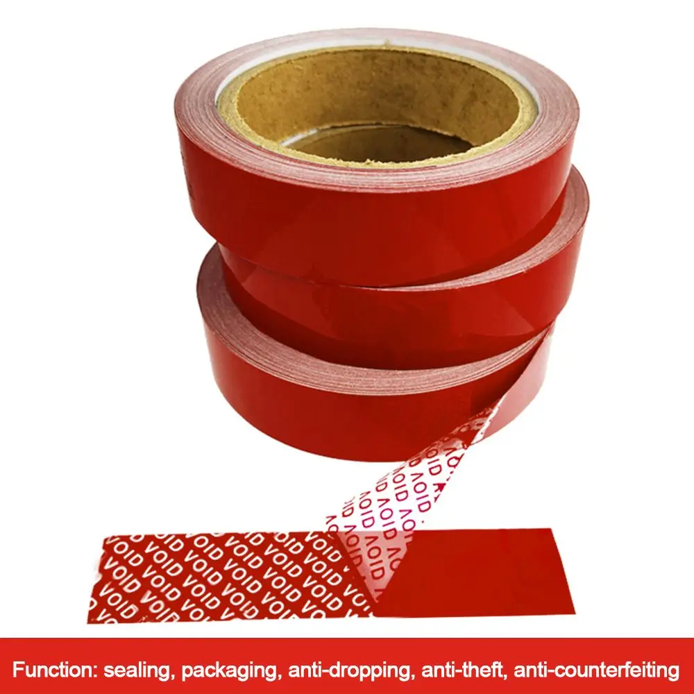 

50M Void Security Warranty Tamper Proof Security Sealing Sticker Anti-Fake Label Adhesive Tape