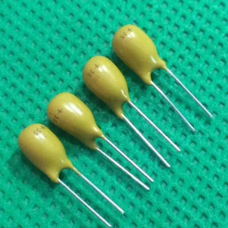 

10 шт./Новый американский танталовый конденсатор 10UF 35V DC 106J громкий аудио танталовый конденсатор
