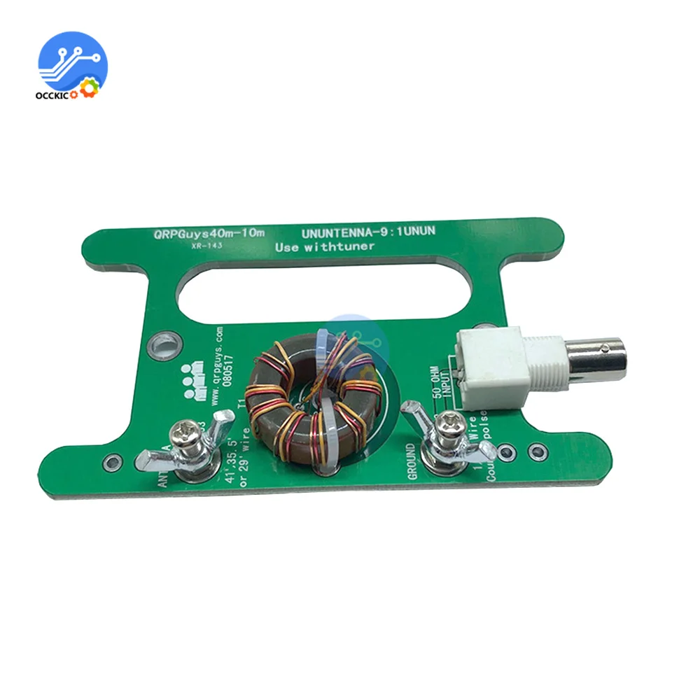 Accesorios de antena Balun sdr-balun portátil, Kit de Cable largo SDR, placa de antena de alambre largo, accesorios de receptor SDR, 10W, 9:1