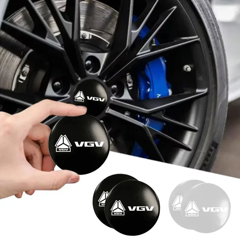 Waterproof and drop-proof high-quality car hub cover logo badge sticker with logo For VGV VX7 U70Pro U75PLUS U75 TX7 Accessories