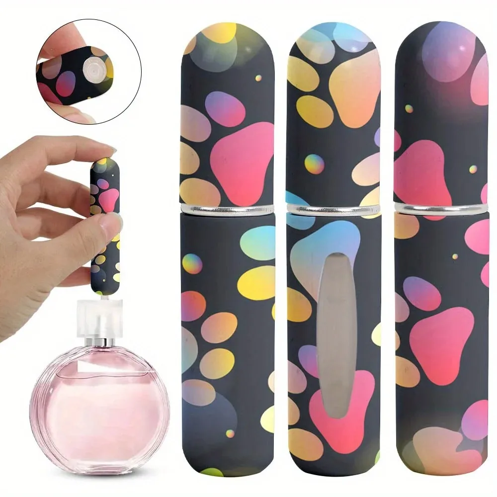 Portable 5ml Refillable Spray Bottle Leopard Pattern Daily Use Cosmetic Pump Dispenser Mini Perfume Atomizer Outdoor