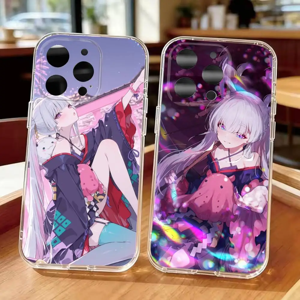 Anime Cosmic Princess Kaguya Phone Case For Cell Iphone 16 15 11 13 14 Pro Max 7 8 Plus X Xr Max Se2020 12mini Transparent Cover