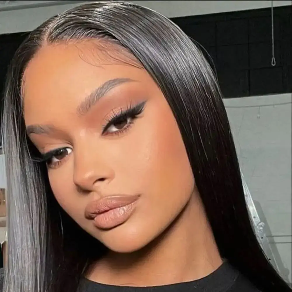 Black Straight Hd Transparent Lace Frontal Wigs 13x6 30 Inch Human Hair 100% Brazilian Choice For Women Cheap On Sale Clearance