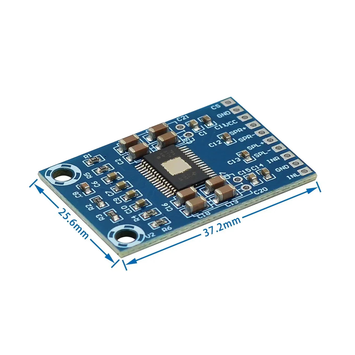 DC 12V-24V 2x50W Dual Channel Mini Digital D Class 50W+50W TPA3116D2 TPA3116 XH-M562 Power Amplifier Board