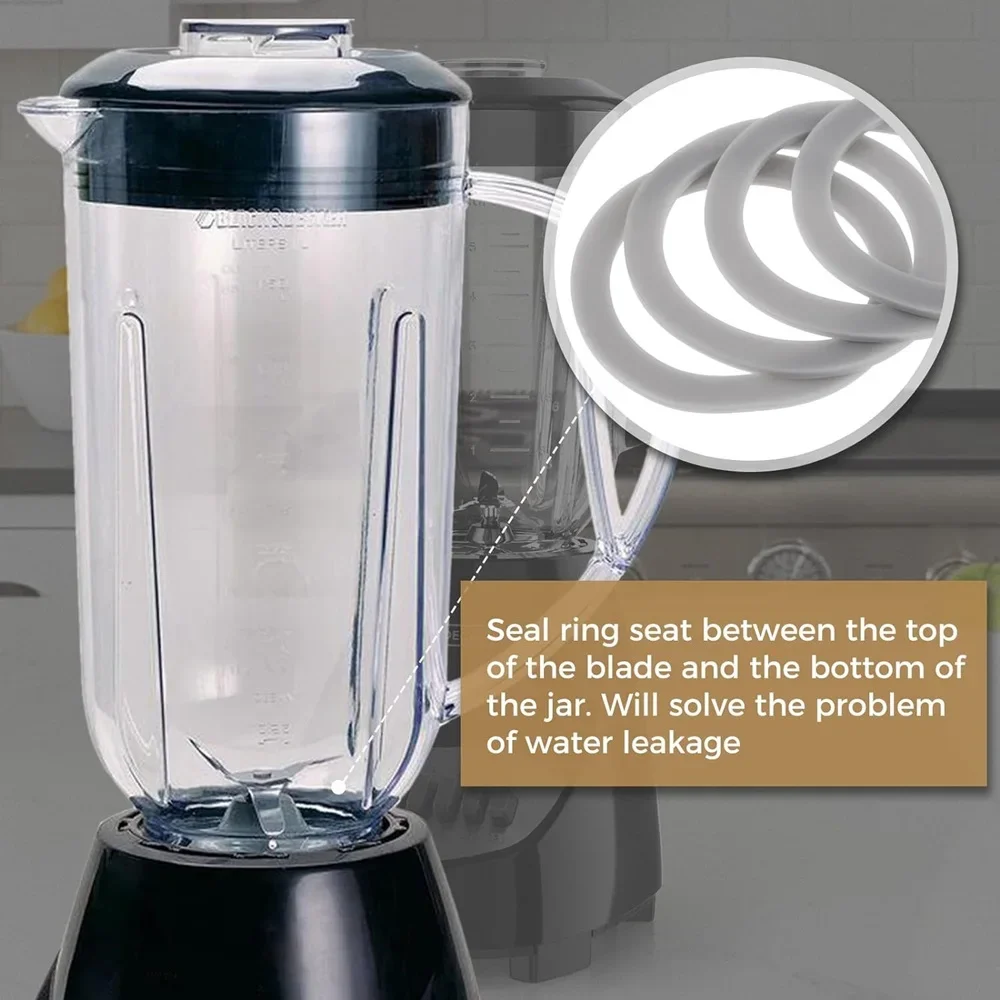 4 Pack Blender O-ring Gasket Seal for Hamilton Beach Blenders