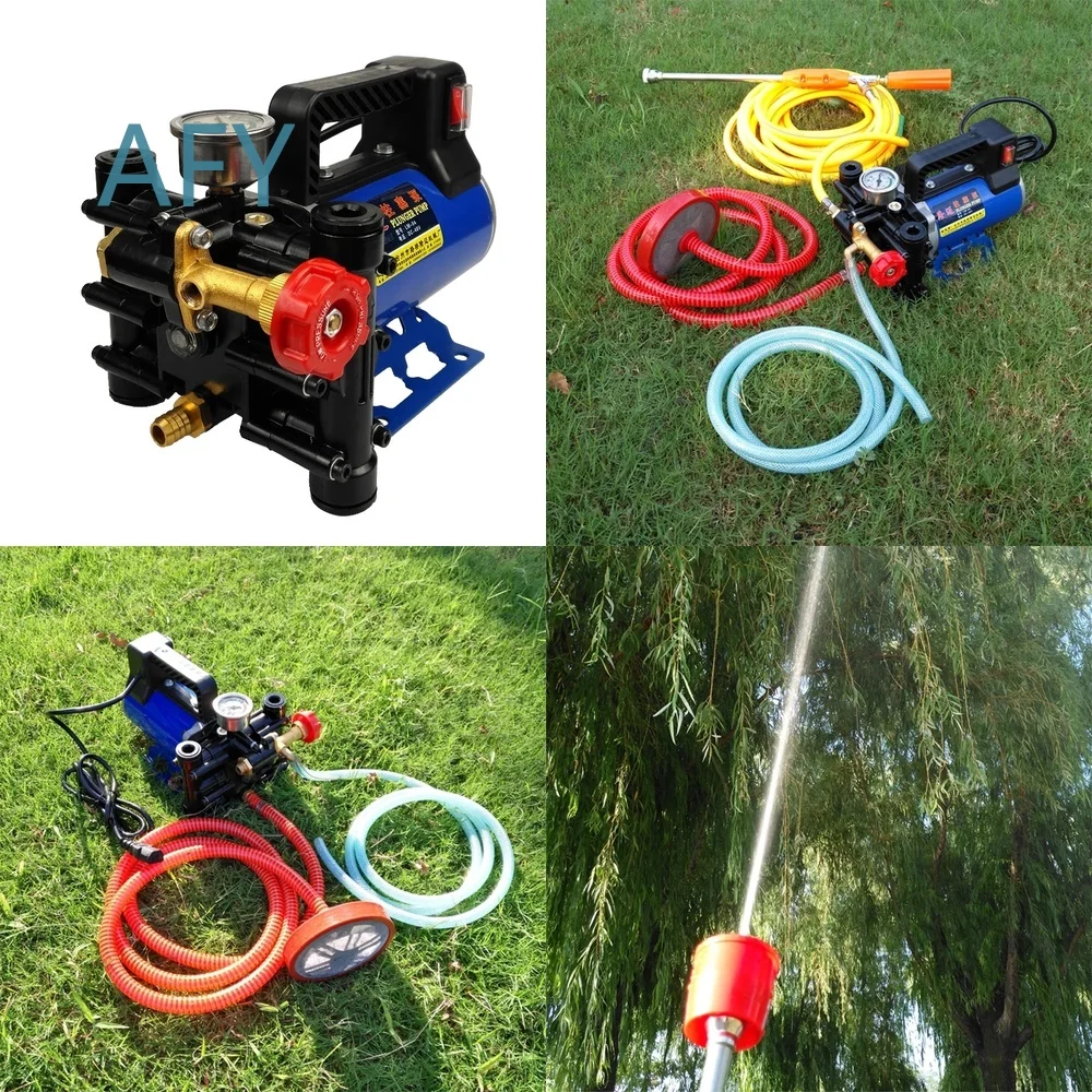 Double Cylinder Plunger Pump Sprayer for 12V Electric Agricultural Use High Pressure Cleaner Spray Equipment Farm Irrigation