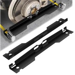 2 Pcs Heavy Duty Wheel Alignment Tool Kit Toe Alignment Tool Plates Hanging Hole Design Suitable Various Vehicles