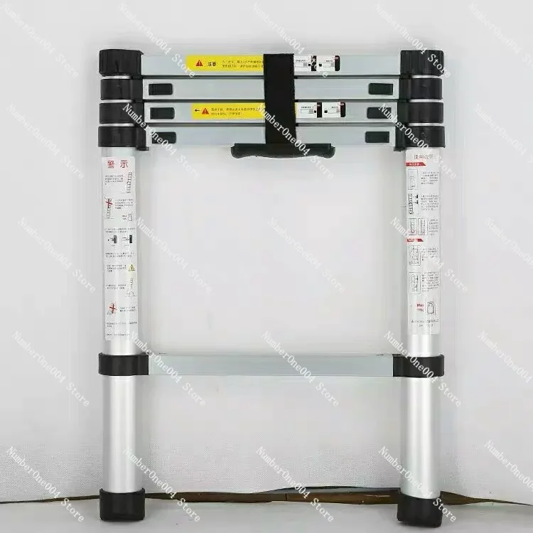 Applicable to Aluminum Portable One-word Attic Straight Engineering Single Ladder