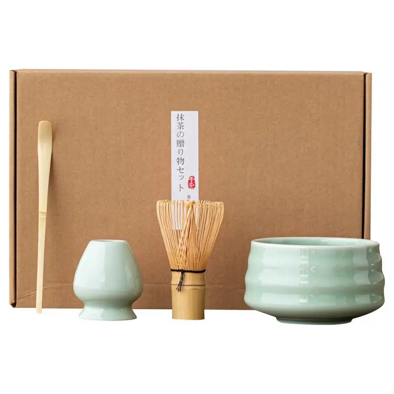 

Japanese Matcha Set Matcha Tea Bowl Set Kit 4pcs Traditional Matcha Accessories For Beginners Make Delicious Matcha Tea