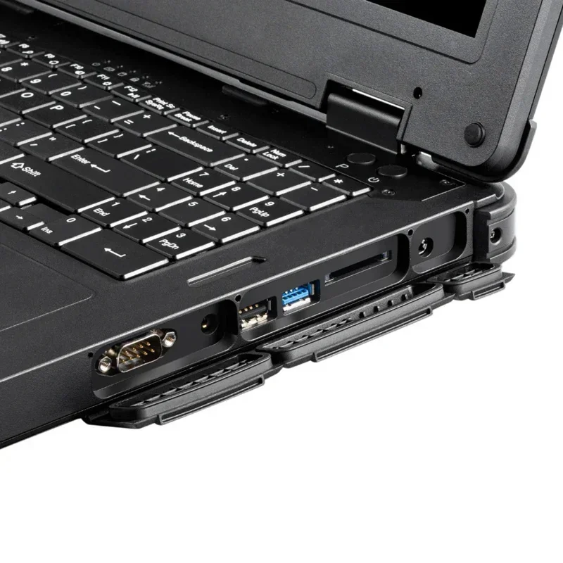 Heißer Verkauf 14 Zoll 1000Nits i7 CPU Industrie-Laptops zurück mobilen Computer wasserdichten Finger abdruck PC i7 robuste Laptop-Notebook