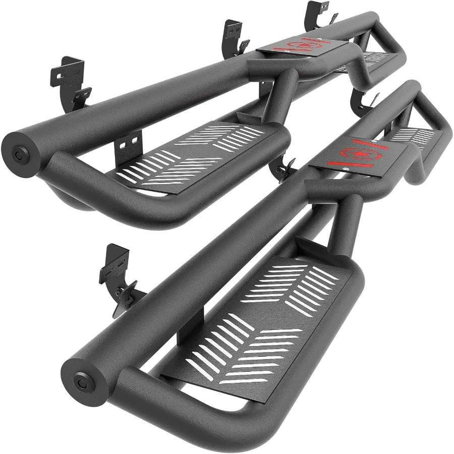 

Подносы Crew Cab для Dodge Ram 1500 2019-2024 1500 Classic 2010-2026 Ram 2500 3500 2009-2018 с болтовой планкой Nerf для тяжелых условий эксплуатации