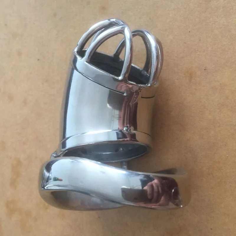 Stainless Steel Metal Penis Sleeve Bird Lock Chastity Cage Adult Sex Toys For Men Cock Cage Male Chastity Device CB6000