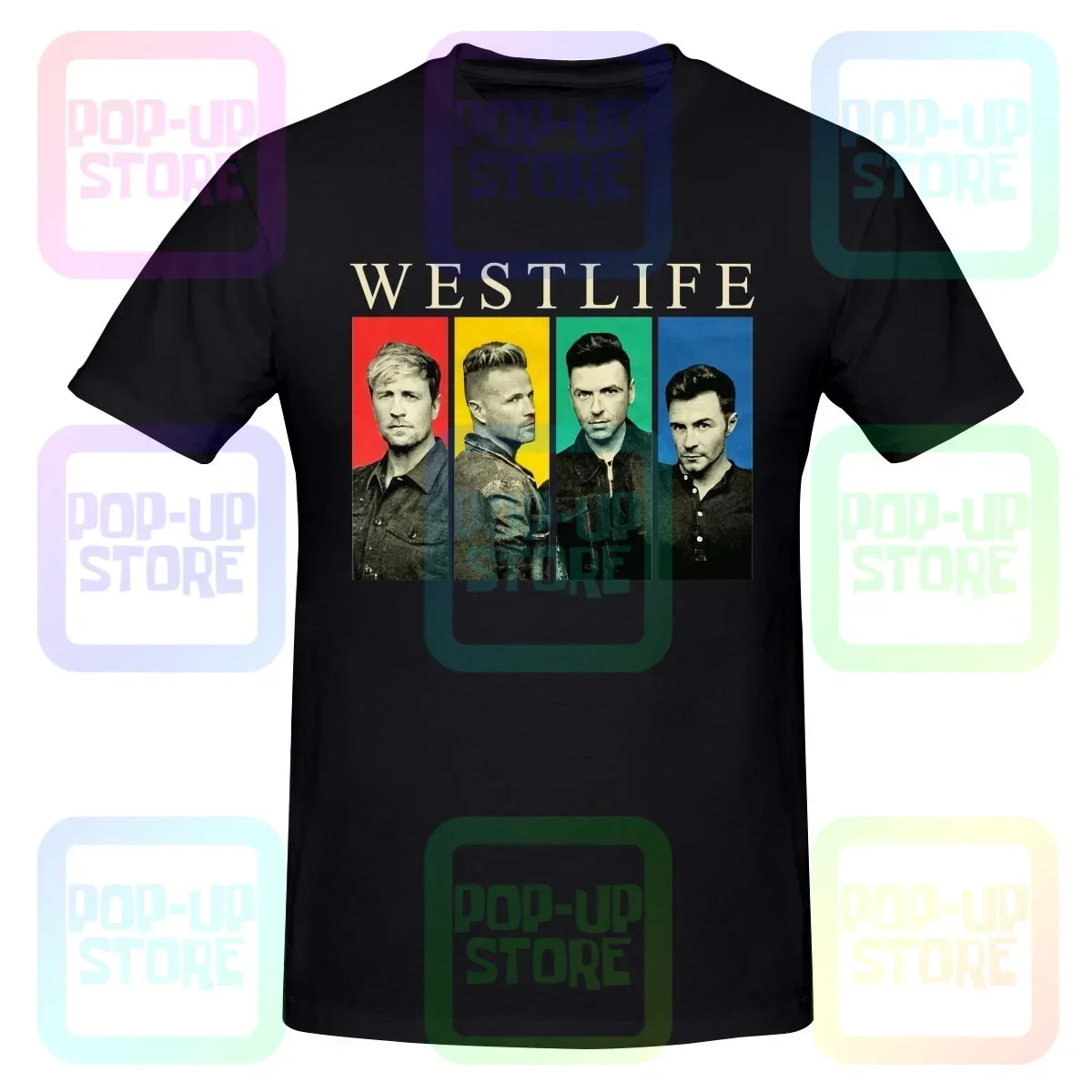 Футболка Westlife 20 Tour 2019, футболка с крутым принтом, уличная одежда в стиле Харадзюку