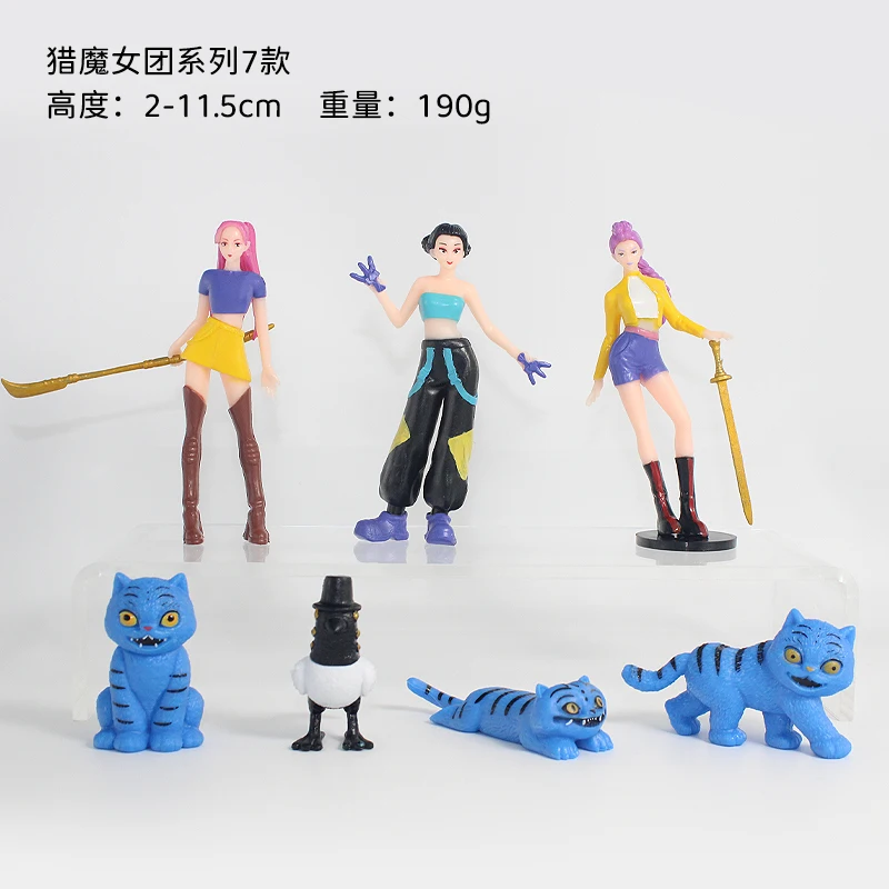Figura de acción de cazadores de demonios Kpop, juguete Derpys Tiger Rumi Mira Zoey Sussy, muñeca para regalo de seguidores