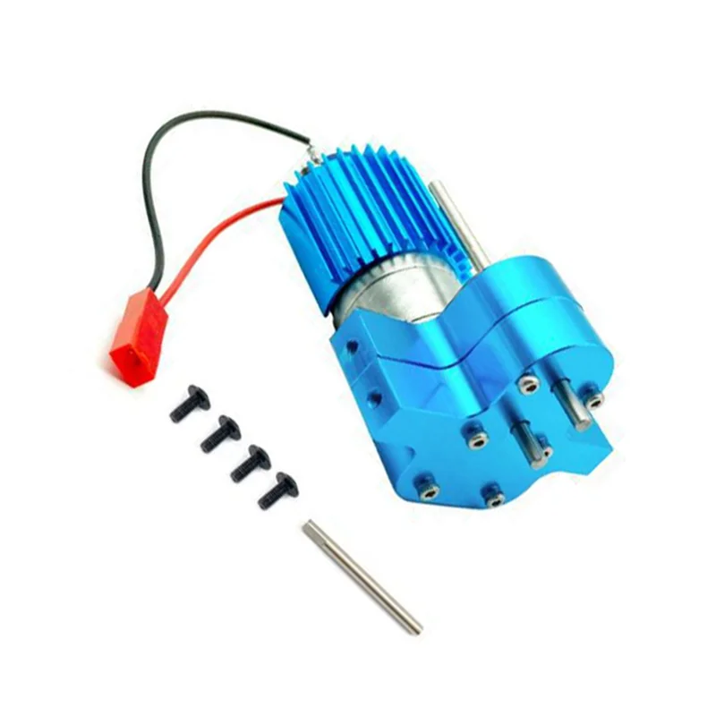 ABGR-Metal علبة التروس المحمولة 370 تخفيض المحرك مع بالوعة الحرارة شاحنة بيك اب الكرتون التكيف علبة التروس الجمعية الأزرق والأزرق