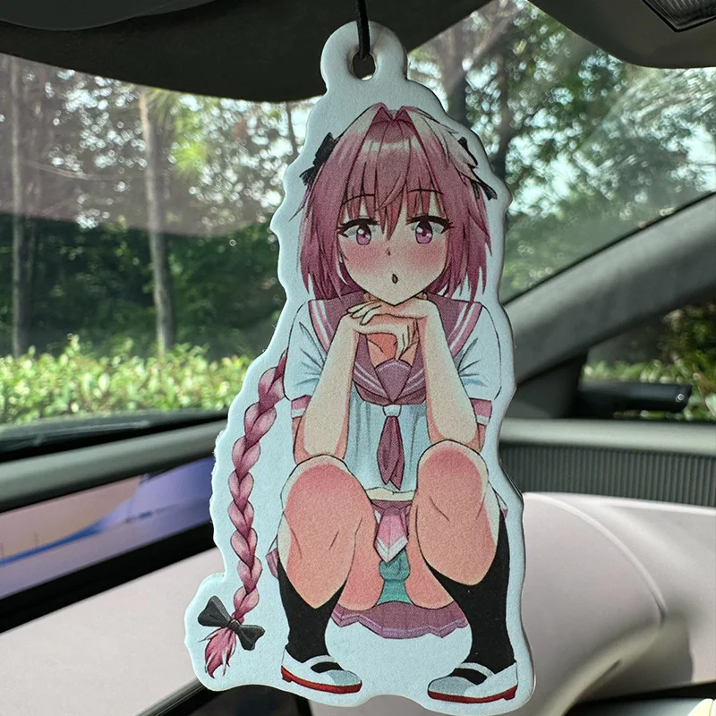 Cute Astolfo Cap Hilton (Hotel Scent) Car Air Freshener |   Rearview Mirror Hanger & Dual-Purpose Air Vent Clip |   Natural Material Aromatherapy Tablets |   Long-Lasting Fragrance for 90 Days |   Alcohol-Free |   Not Afraid of Direct Exposure to the Sun |   Designed Specifically for Odor Removal in Cars, Closets, and Bathrooms. |   Cartoon Animation Graphics |   Unisex |   Luxury-Grade Fragrance |
