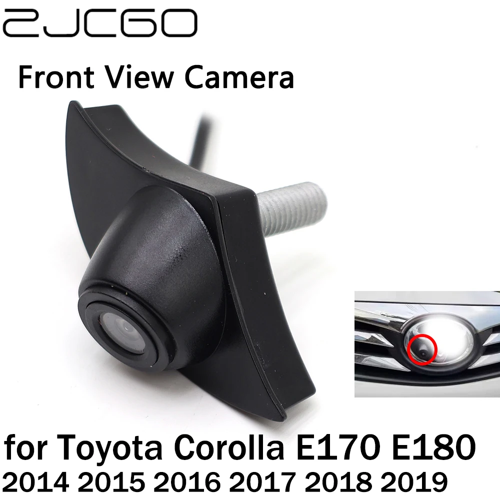 ZJCGO Car Front View LOGO Parking Camera Night Vision for Toyota Corolla E170 E180 2014 2015 2016 2017 2018 2019