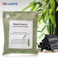 1PC Bamboo Charcoal Air Purifying Bag, 200g Natural Air Freshener Bags Natural Bamboo Charcoal Air Purification Bag