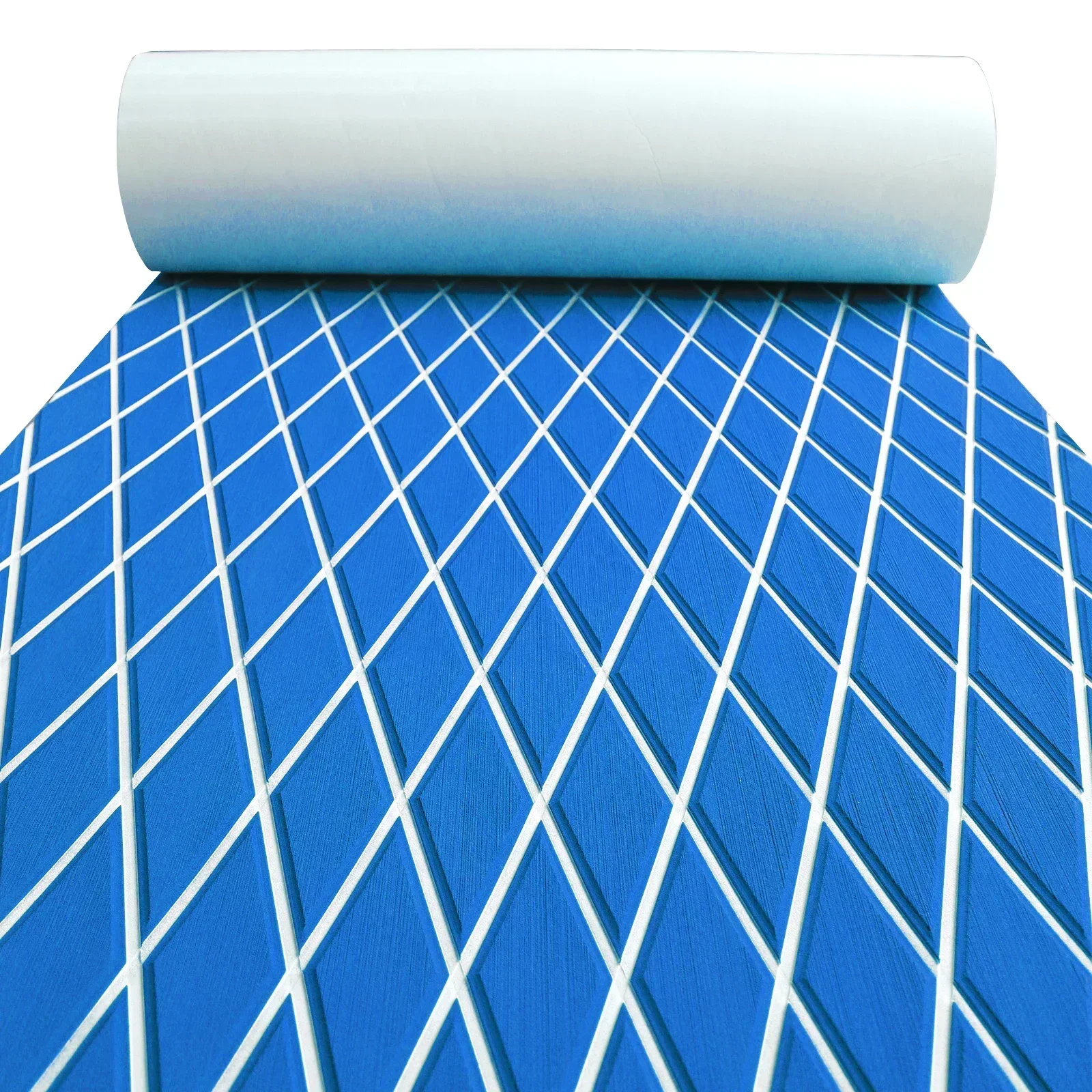 2400x900x6mm Zelfklevende EVA Foam Bootvloer Pad Diamond Faux Teak Decking Sheet Antislip Marine Yacht RV Mat Accessoires