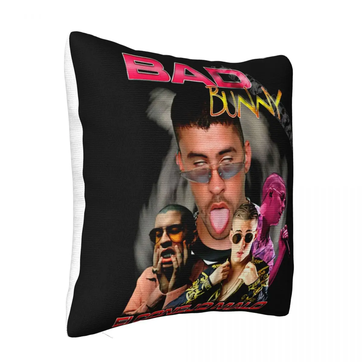 Bad Bunny Funny Birthday Cotton Vintage Gift For Men Women Youth Any Logo Cheap Price New Hot Sale Pillow Case