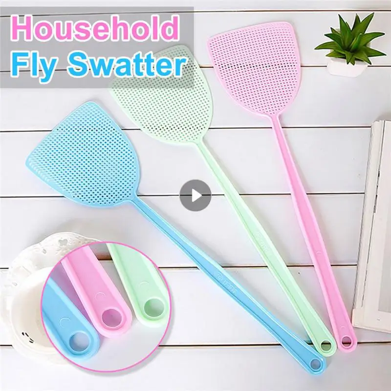 1Pc Fly Swatters Plastic Flyswatters Mosquito Pest Control Insect Killer  Fly Trap Mosquito Fly Killer Home Kitchen Accessories