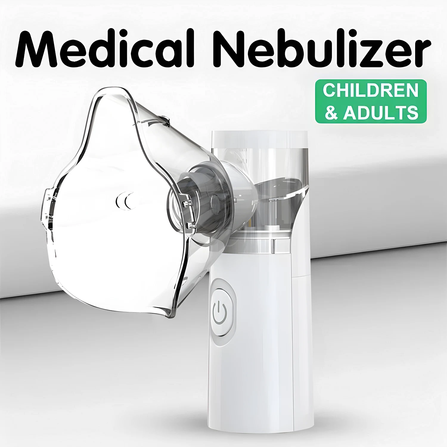 Portable Nebulizer Humidifier Medical Silent Mesh Nebulizer Handheld Asthma Inhaler Atomizer Kids Health Care Or Thermometer