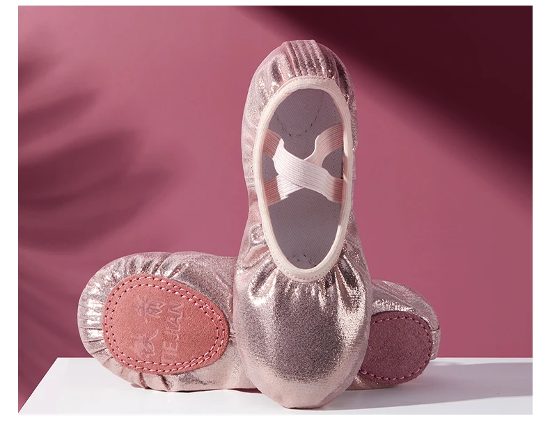 Tanzschuhe Weibliche Multi-Color Weiche Sohle Chinesischen Tanz Kinder Praxis Tanz Spezielle Baby Ballett Schuhe – Detail 6