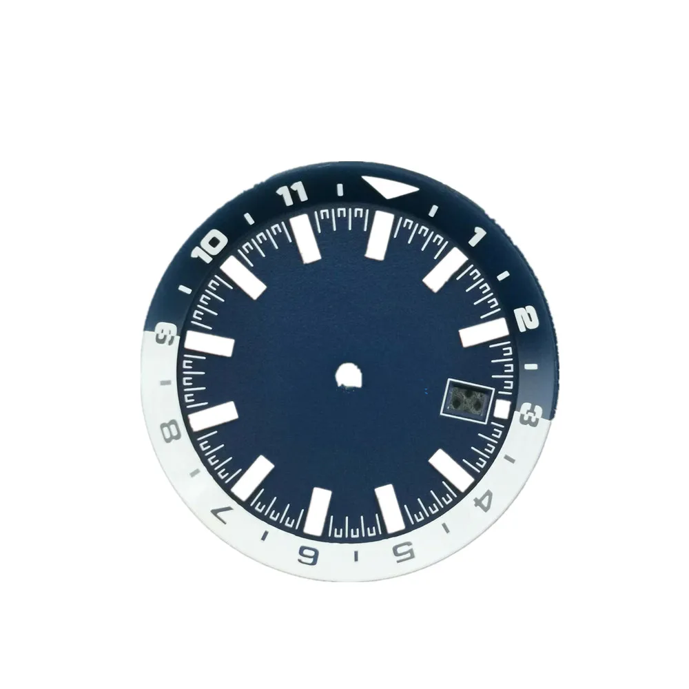 Cadran de montre avec lumineux vert fort, 1,44 pouces/36.5mm, parfait pour Seiko NH35 NH35A, remplacement du cadran de montre