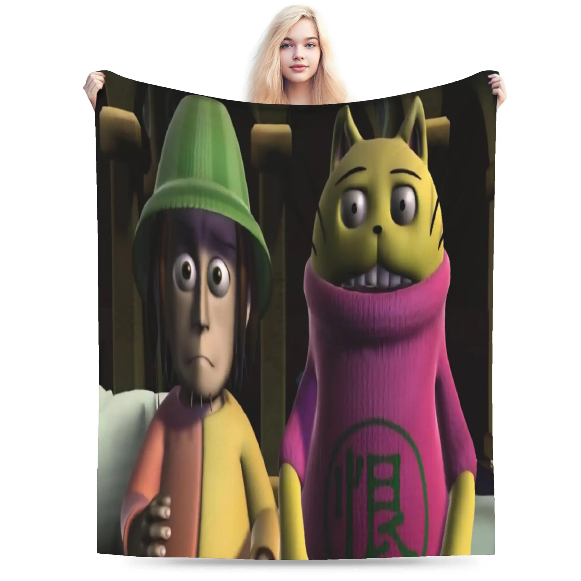 Mr.Stain on Junk Alley Stuff Blanket Ultra-Soft Fleece  Throw Blankets Cozy Bedspread