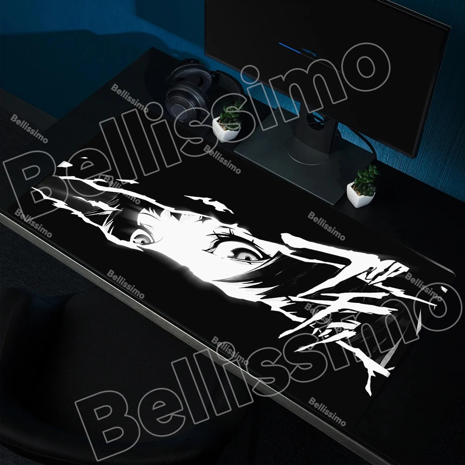 

Anime Mask Girl Mouse Pad YUki Aim Gaming Speed Mouse Mat Game Premium Mousepad Gamer E-Sports Desk Mat Computer Keyboard Mats