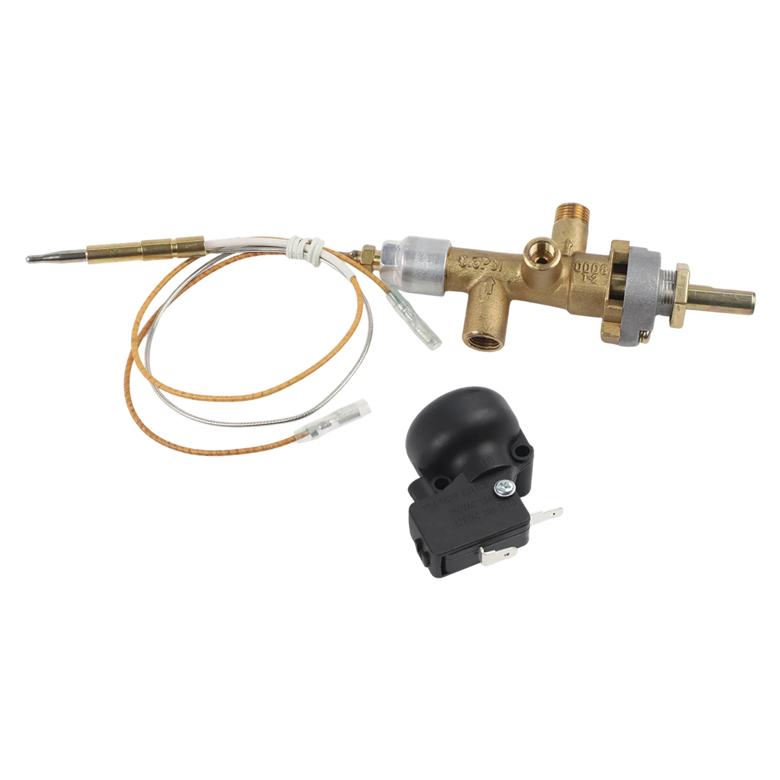 Thermocouple and Dump Switch for Gas Patio Heater Repair to Support Proper Ignition and Prevent Unintended Flame Failure