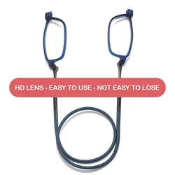 Portable Magnetic Reading Glasses for Men Reading Glasses with Magnet Hang on Neck Presbyopic Glasses Women