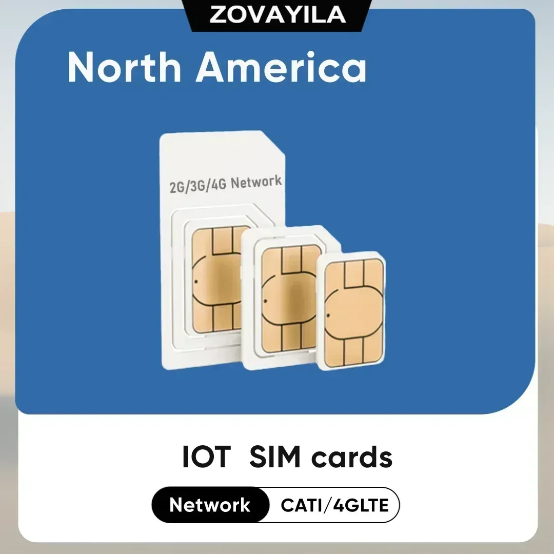 Prepaid SIM Card 360M North America Universal 4G LTE iot Vending Machine GPS Tracker Shared Device Support 2G/3G/4G Networks