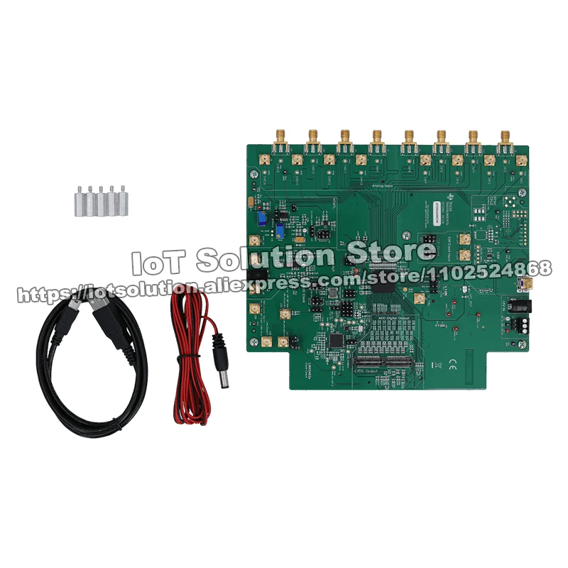 AFE58JD48EVM AFE58JD48 12.8-GB JESD204B ultrasound AFE with 16-bit 125-MSPS ADC evaluation module