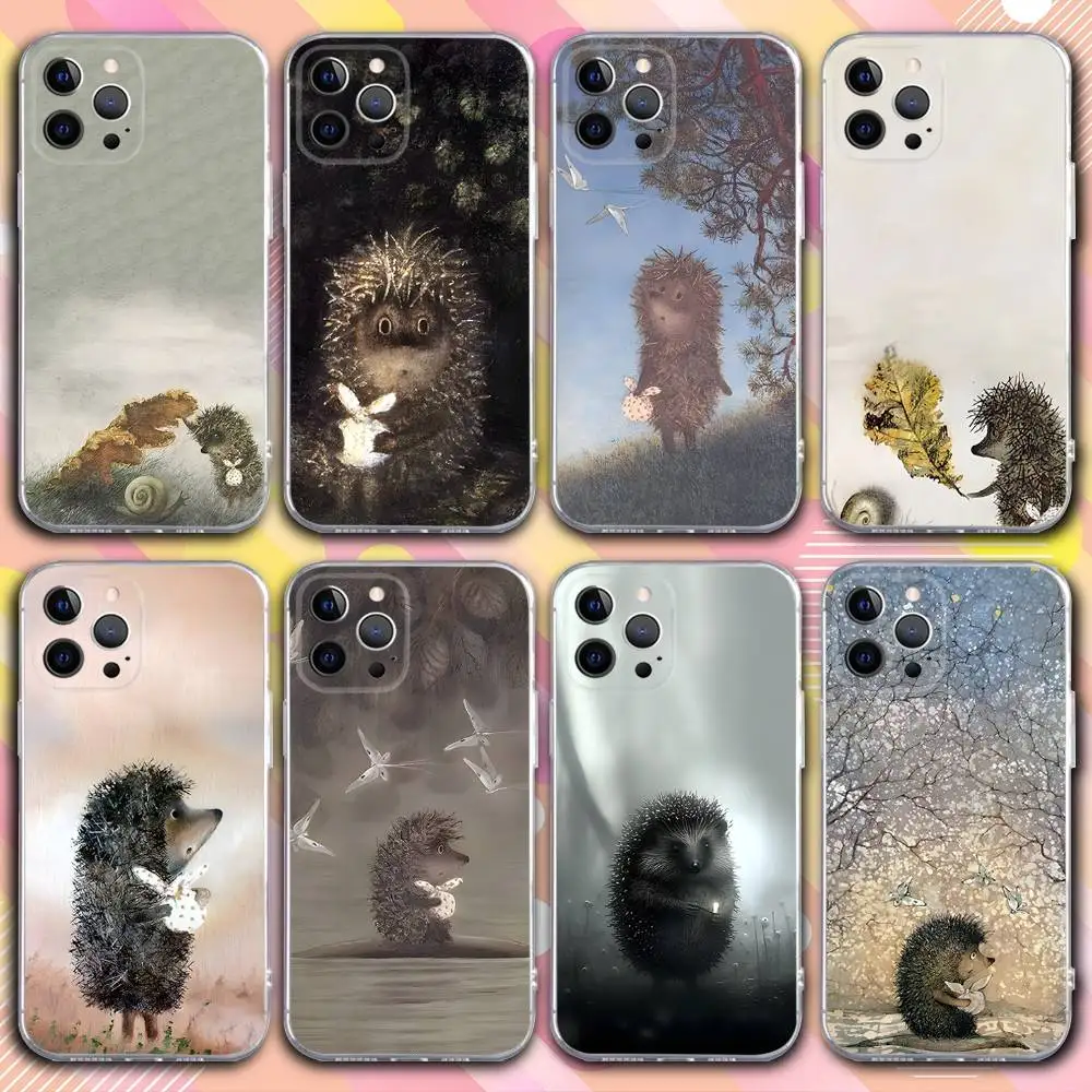 

H-Hedgehog in the Fog Phone Case For iPhone 17,16,15,14,13,12,11 Pro,Max,Plus,X,XS,XR,SE4,E Mini Transparent Soft Cover