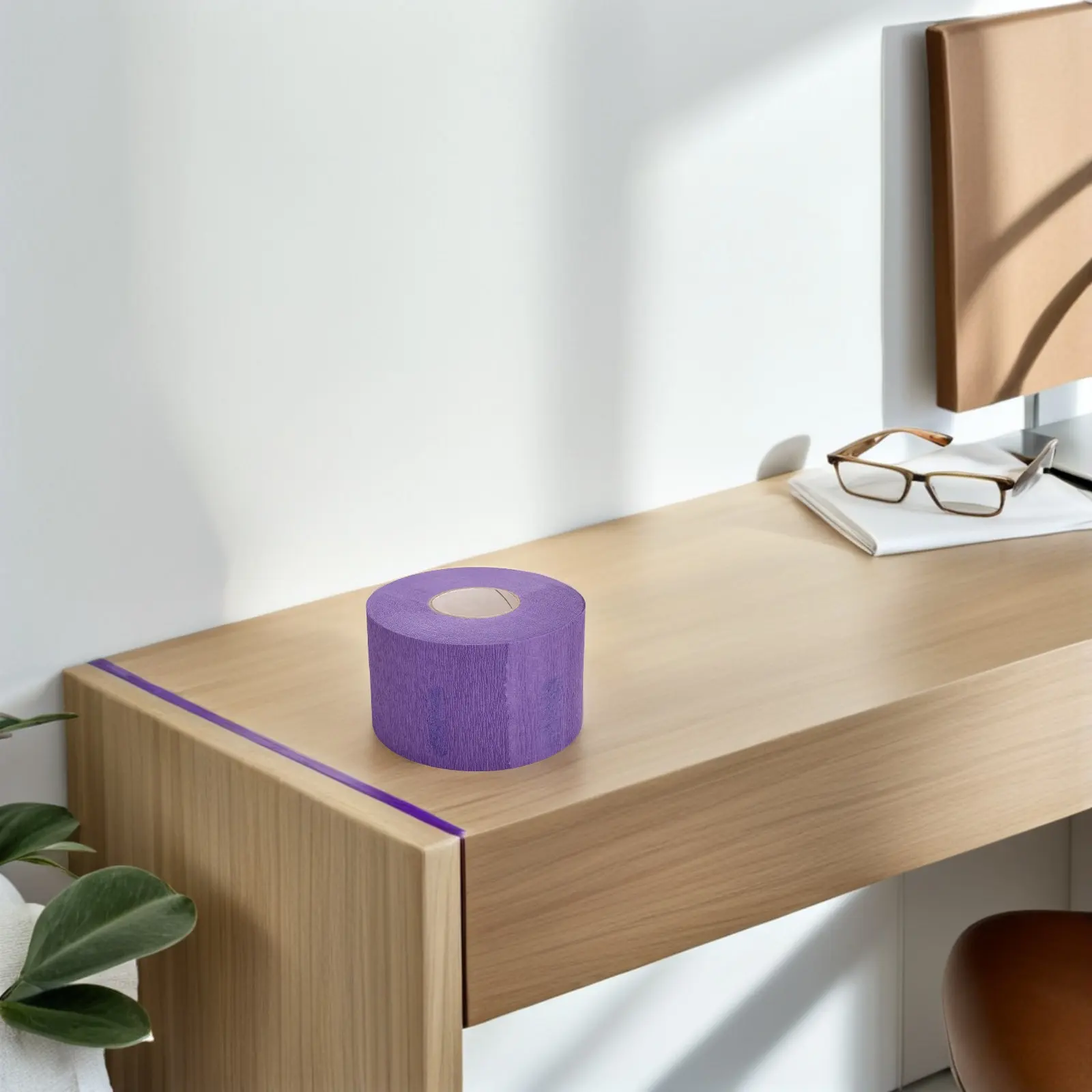 

5 Rolls Disposable Stretchy Barber Neck Paper Strips for Haircut Coloring Perms Salon Styling Comfortable Non-Irritating