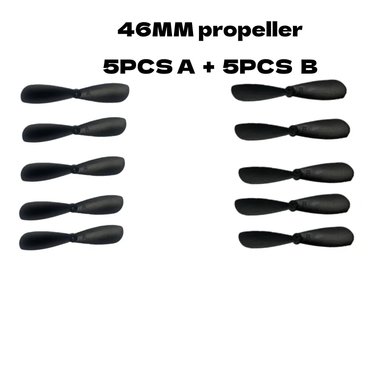 46mm AB Propeller Technical Creative Airplane Special Nylon Propellers for 0.8mm Shaft Coreless Motor 610 612 614 615 716