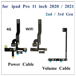 1Pcs For iPad Pro 11 Inch 2nd 2020 3rd Gen 2021 Power On Off Volume Button Switch Control Flex Cable Ribbon Replacement Parts