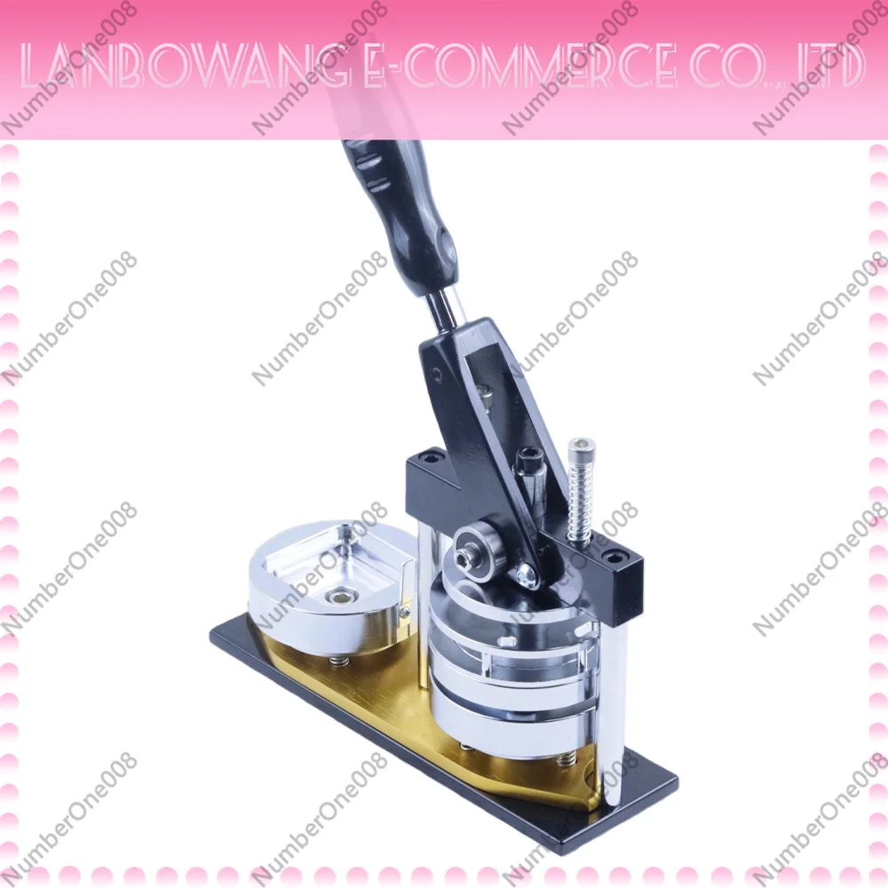 Square Fridge Magnet Maker Machine Kit, 50x50mm Refrigerator Sticker Making Machine+Paper Cutter+100 Sets Materials