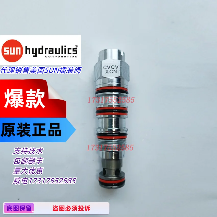 Original SUN Cartridge Valve Four-hole Hydraulic Control Check Valve CVCV-XAN XBN XCN XDN XEN XFN