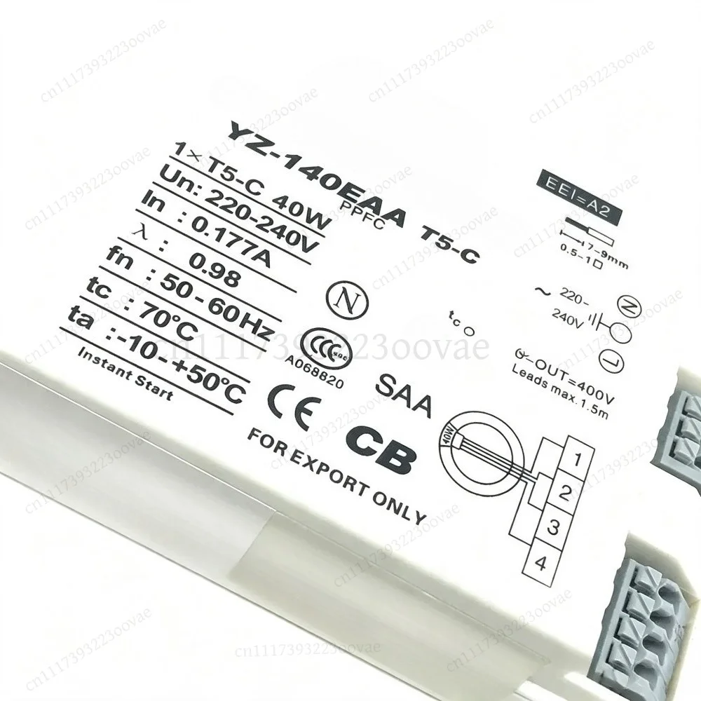 Df Electronic Ballast YZ-140EAA 40W AC 220-240V for T5 Ring Fluorescent Lamp, Replacement Parts